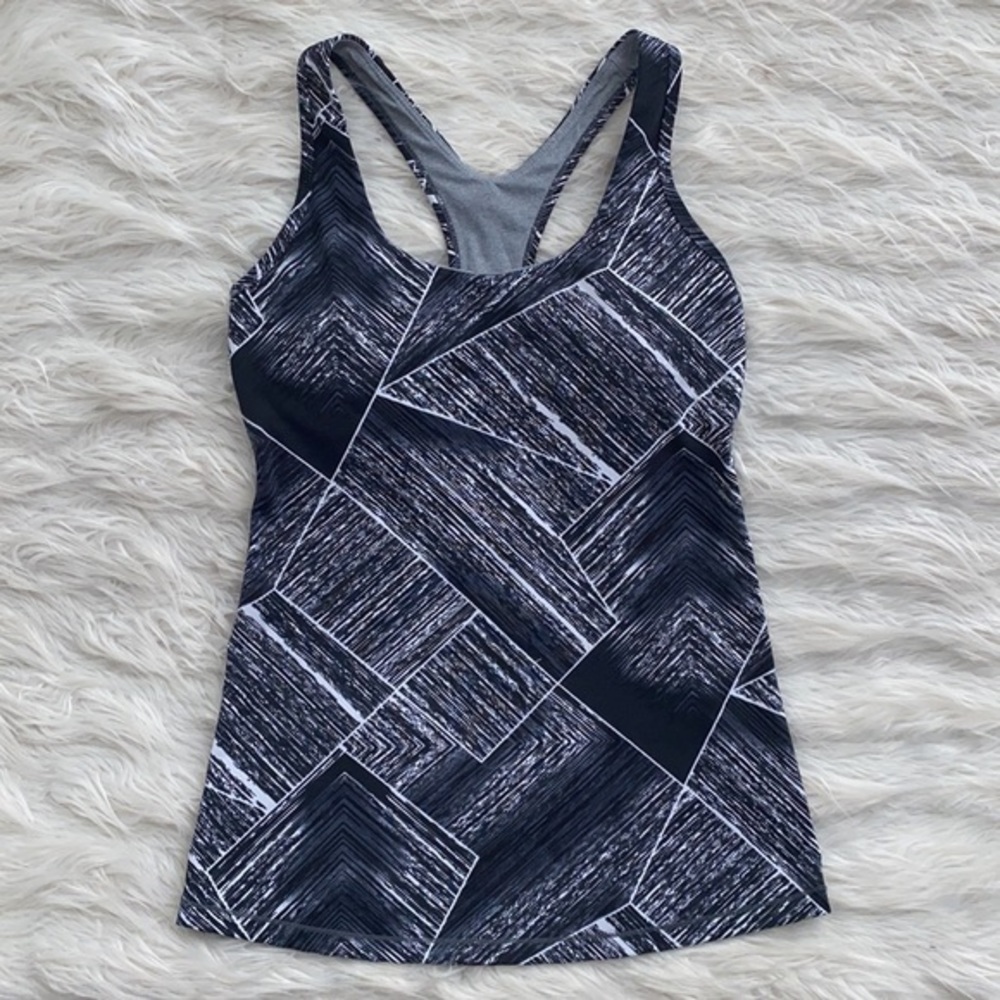 Lululemon | Abstract Print Racerback Top - Picture 2 of 13